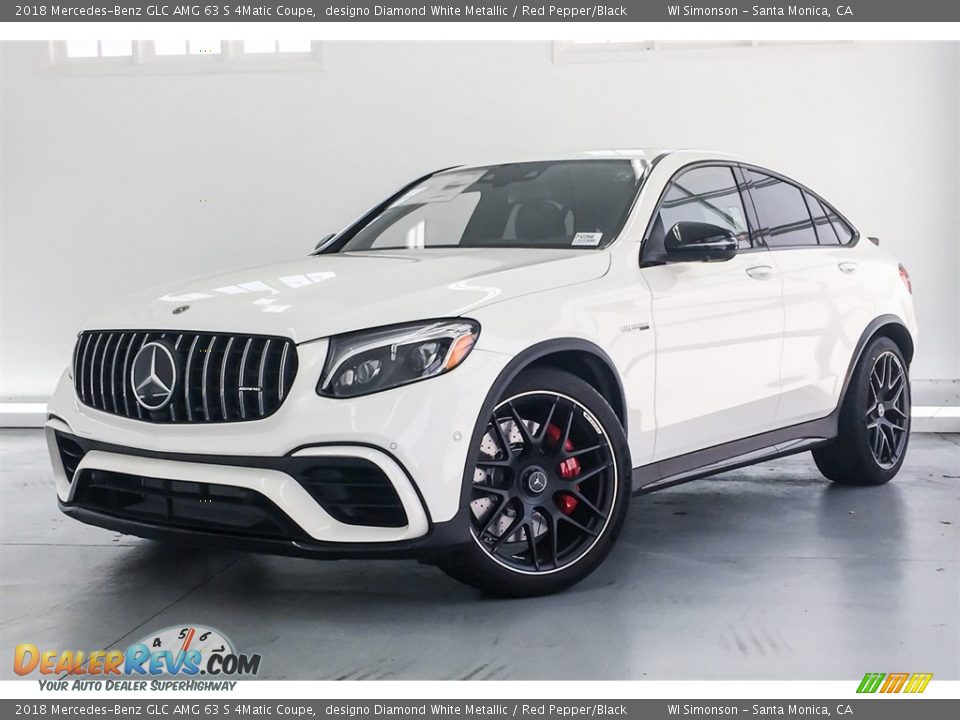 Front 3/4 View of 2018 Mercedes-Benz GLC AMG 63 S 4Matic Coupe Photo #13