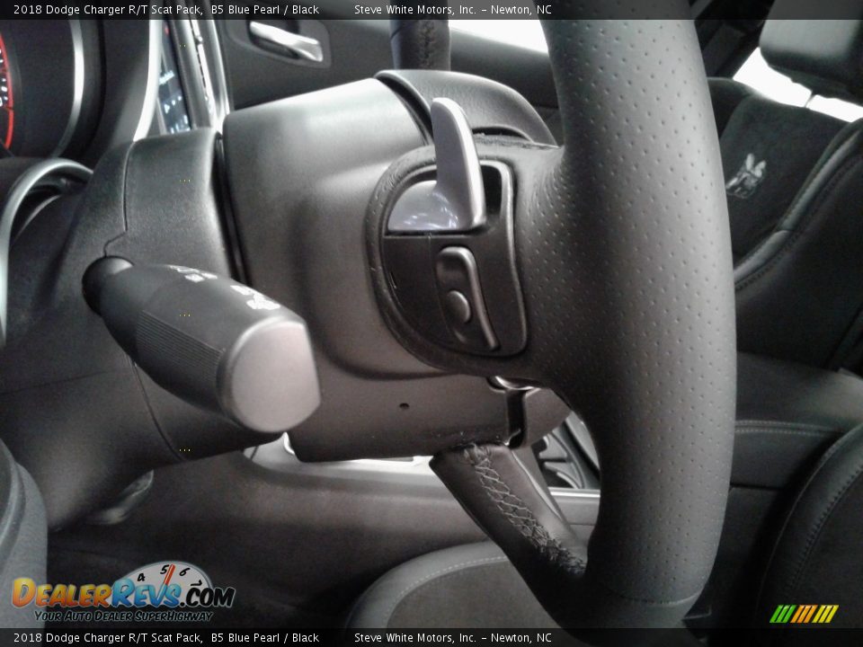 2018 Dodge Charger R/T Scat Pack B5 Blue Pearl / Black Photo #16