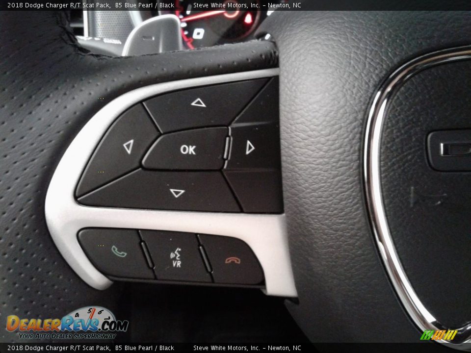 2018 Dodge Charger R/T Scat Pack B5 Blue Pearl / Black Photo #17