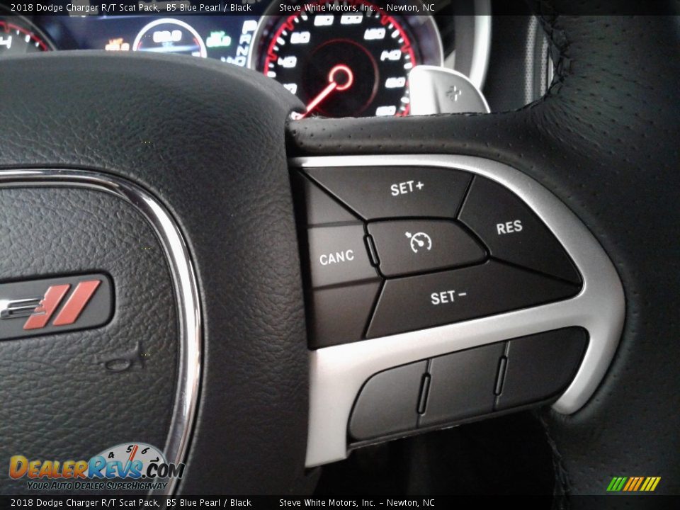 2018 Dodge Charger R/T Scat Pack B5 Blue Pearl / Black Photo #18