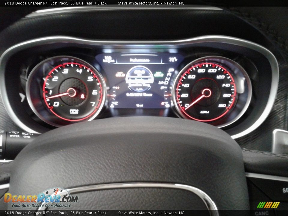 2018 Dodge Charger R/T Scat Pack B5 Blue Pearl / Black Photo #19