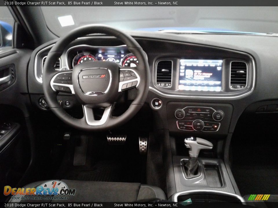 2018 Dodge Charger R/T Scat Pack B5 Blue Pearl / Black Photo #27