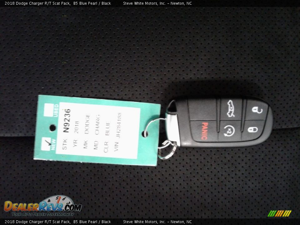 2018 Dodge Charger R/T Scat Pack B5 Blue Pearl / Black Photo #28
