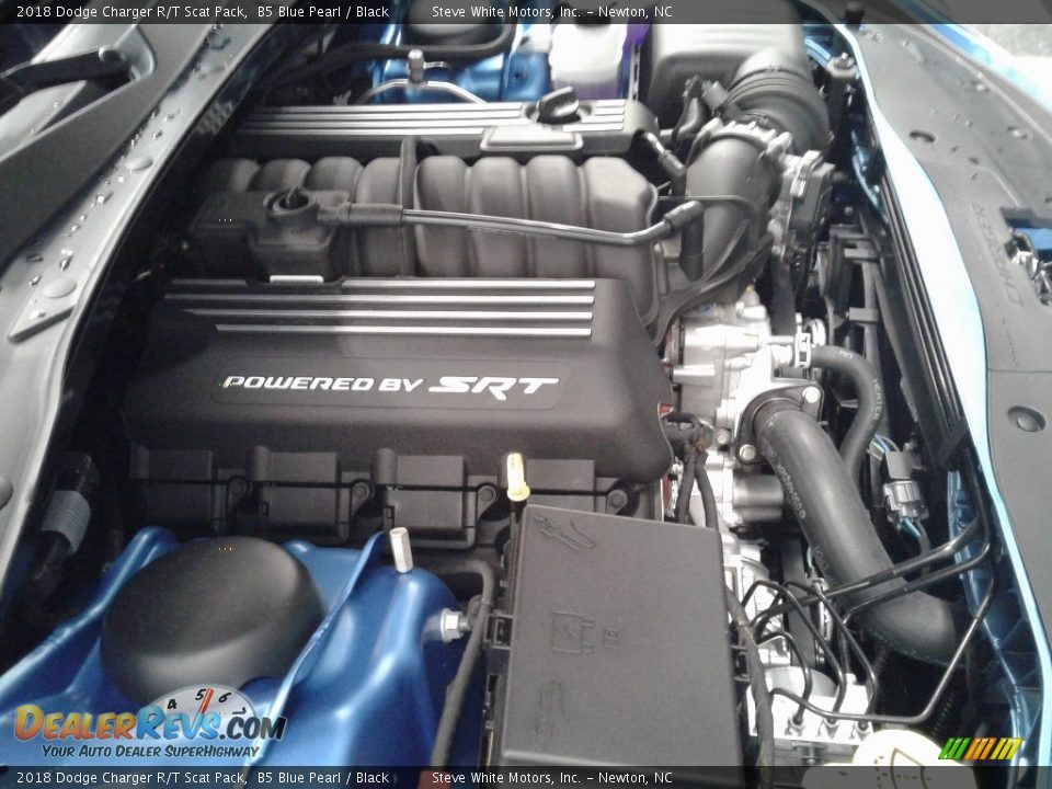 2018 Dodge Charger R/T Scat Pack B5 Blue Pearl / Black Photo #30