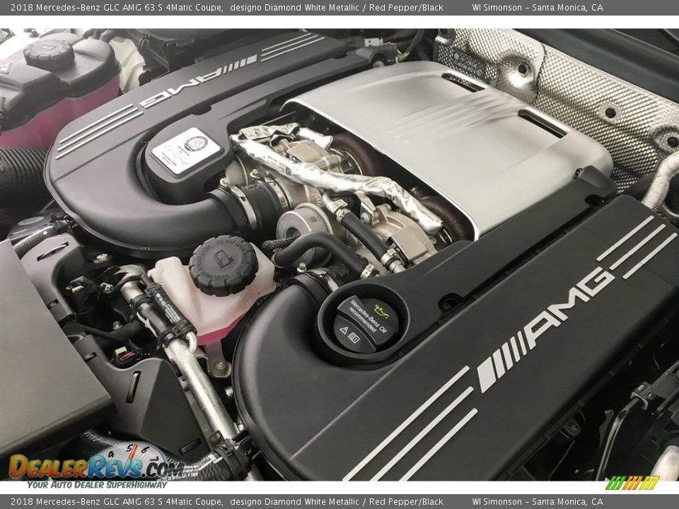 2018 Mercedes-Benz GLC AMG 63 S 4Matic Coupe 4.0 Liter AMG biturbo DOHC 32-Valve VVT V8 Engine Photo #31