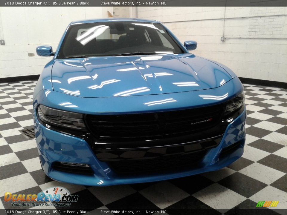 2018 Dodge Charger R/T B5 Blue Pearl / Black Photo #3