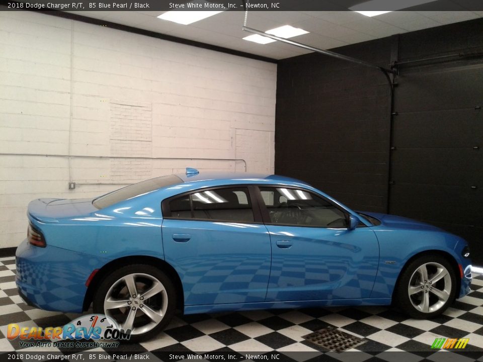 2018 Dodge Charger R/T B5 Blue Pearl / Black Photo #5