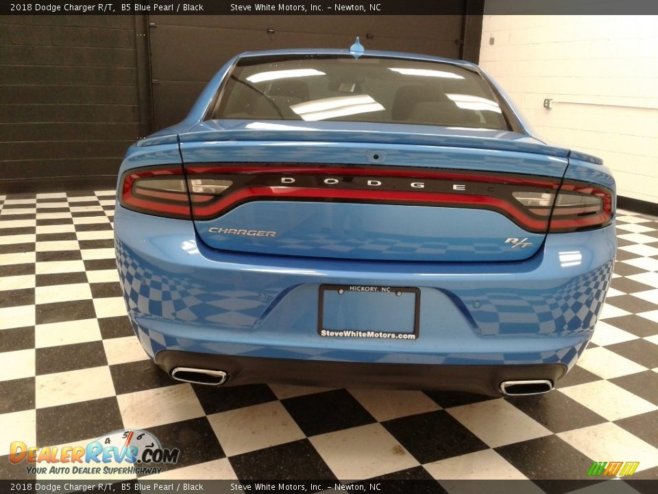 2018 Dodge Charger R/T B5 Blue Pearl / Black Photo #7