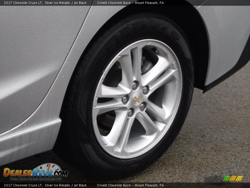 2017 Chevrolet Cruze LT Silver Ice Metallic / Jet Black Photo #3