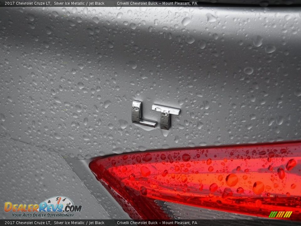 2017 Chevrolet Cruze LT Silver Ice Metallic / Jet Black Photo #9