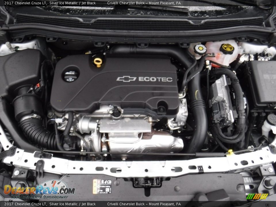 2017 Chevrolet Cruze LT Silver Ice Metallic / Jet Black Photo #12