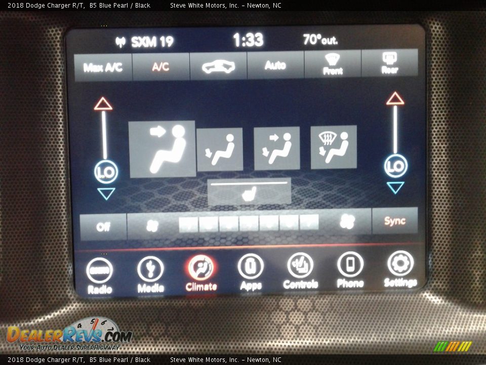 2018 Dodge Charger R/T B5 Blue Pearl / Black Photo #21