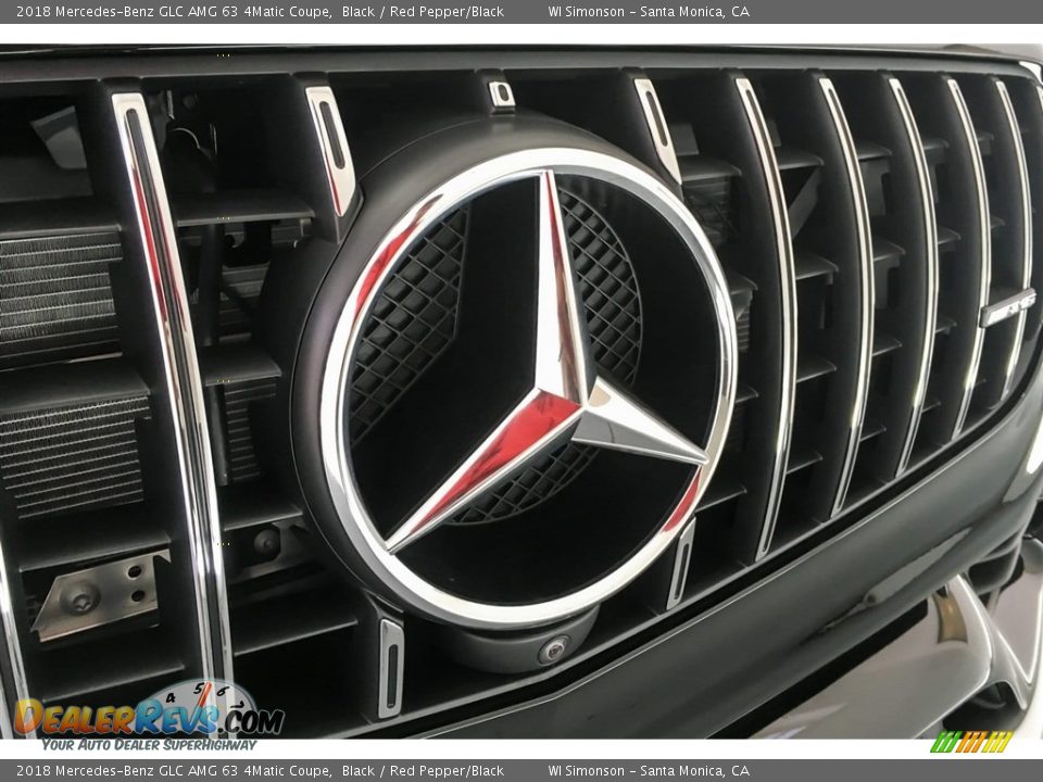 2018 Mercedes-Benz GLC AMG 63 4Matic Coupe Black / Red Pepper/Black Photo #31