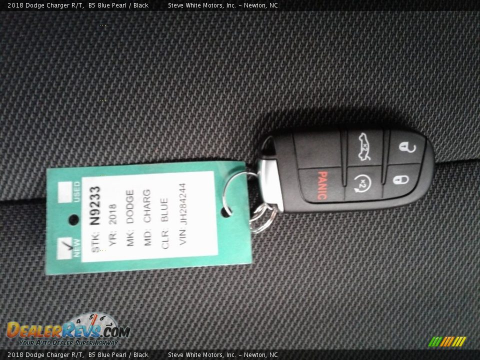2018 Dodge Charger R/T B5 Blue Pearl / Black Photo #28