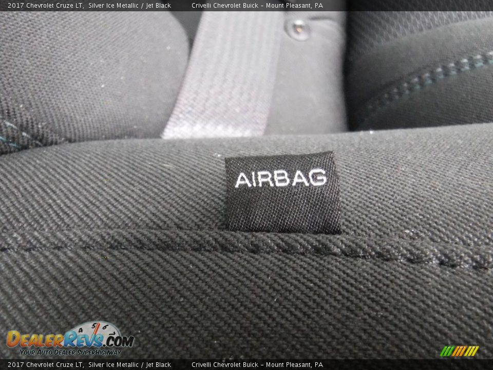 2017 Chevrolet Cruze LT Silver Ice Metallic / Jet Black Photo #28