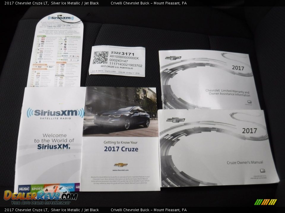 2017 Chevrolet Cruze LT Silver Ice Metallic / Jet Black Photo #32