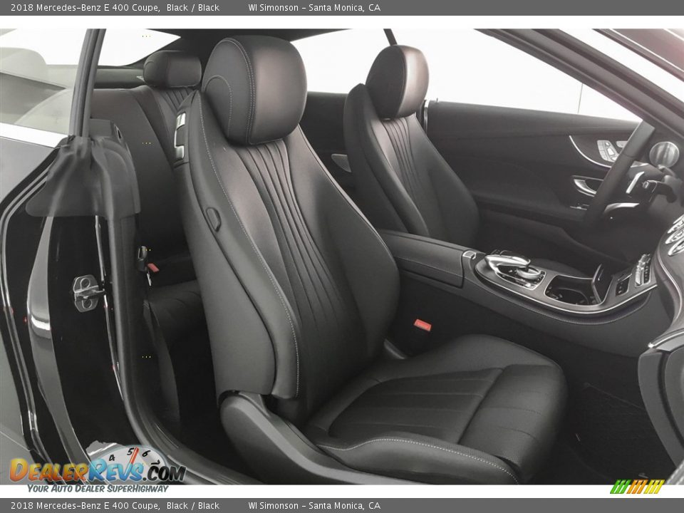 2018 Mercedes-Benz E 400 Coupe Black / Black Photo #2