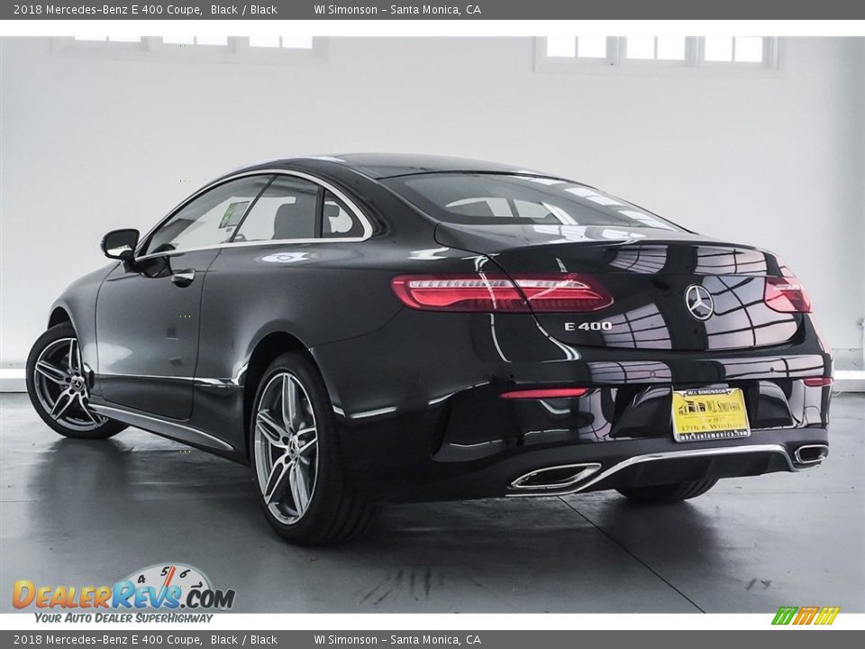 2018 Mercedes-Benz E 400 Coupe Black / Black Photo #3