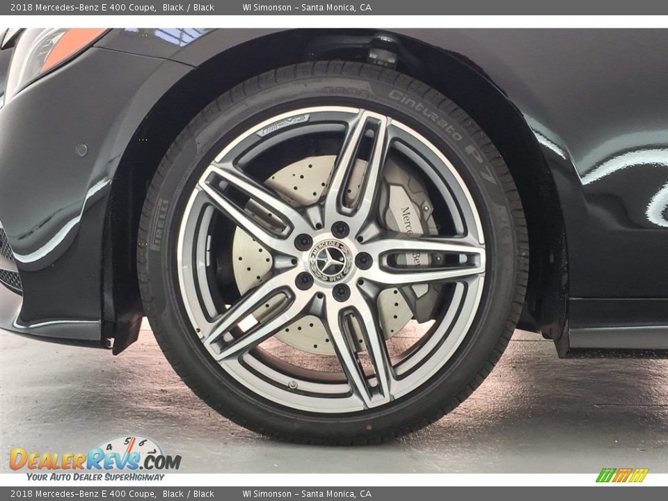 2018 Mercedes-Benz E 400 Coupe Black / Black Photo #9