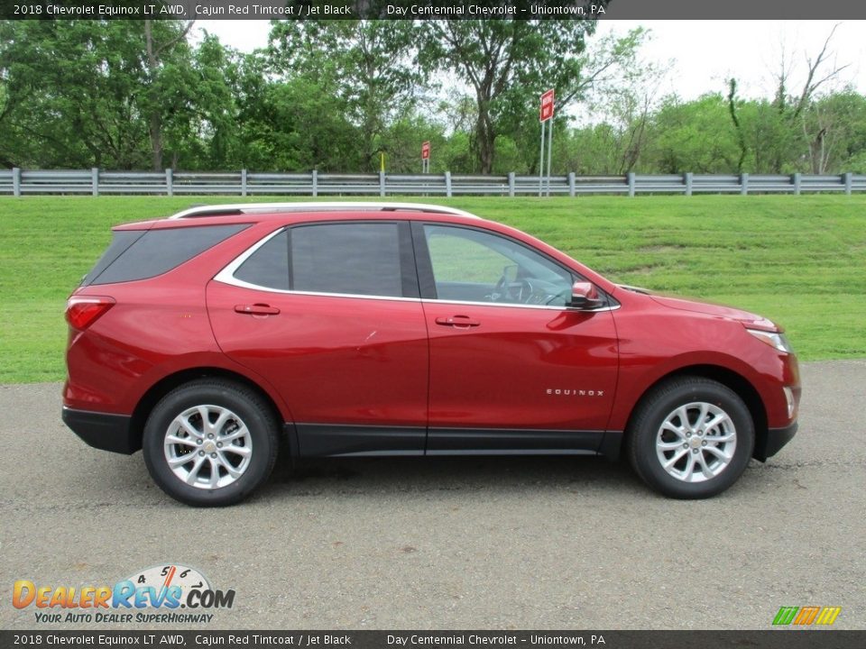 2018 Chevrolet Equinox LT AWD Cajun Red Tintcoat / Jet Black Photo #2