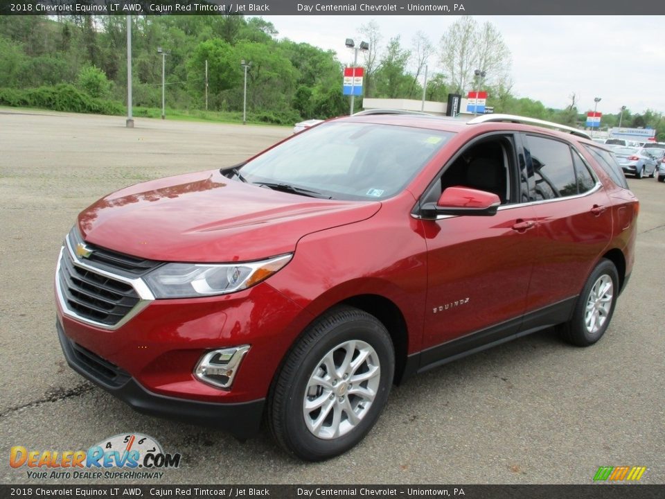 2018 Chevrolet Equinox LT AWD Cajun Red Tintcoat / Jet Black Photo #4