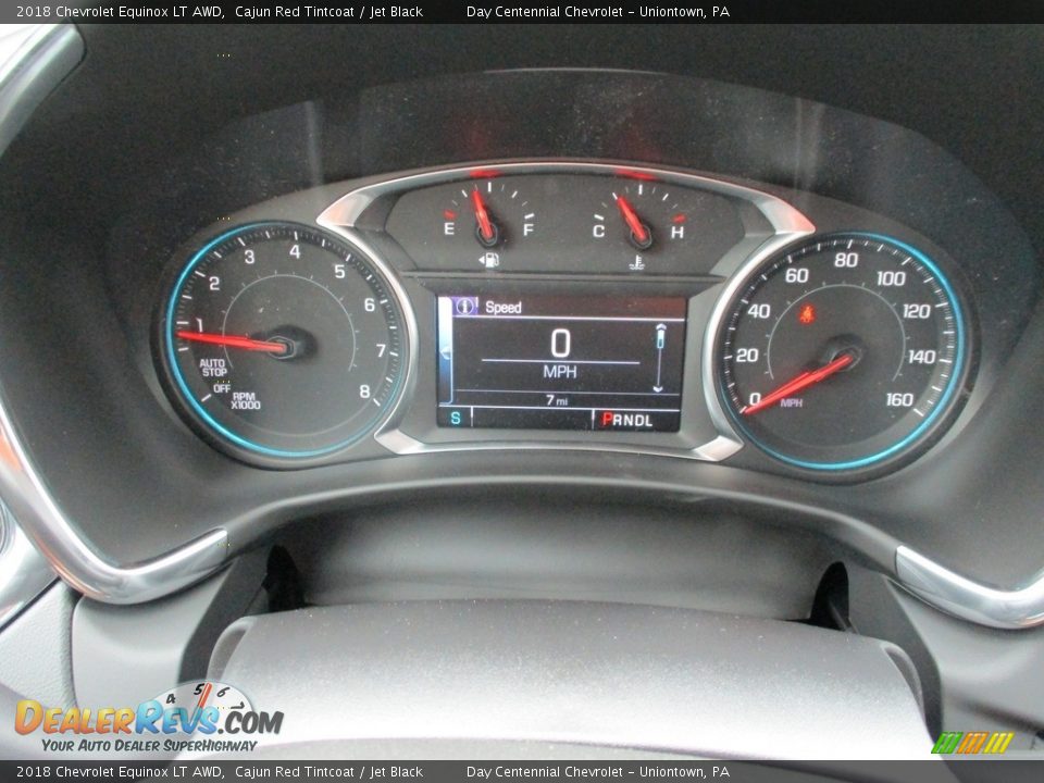 2018 Chevrolet Equinox LT AWD Cajun Red Tintcoat / Jet Black Photo #5