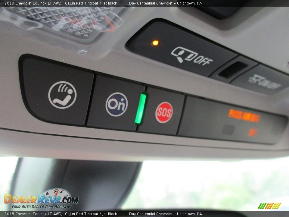 2018 Chevrolet Equinox LT AWD Cajun Red Tintcoat / Jet Black Photo #8