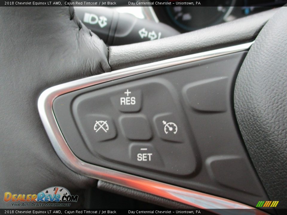 2018 Chevrolet Equinox LT AWD Cajun Red Tintcoat / Jet Black Photo #9