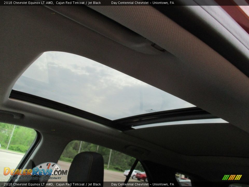 2018 Chevrolet Equinox LT AWD Cajun Red Tintcoat / Jet Black Photo #10