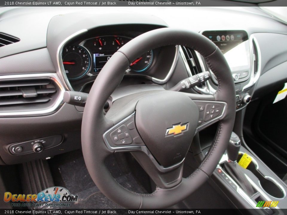2018 Chevrolet Equinox LT AWD Cajun Red Tintcoat / Jet Black Photo #13
