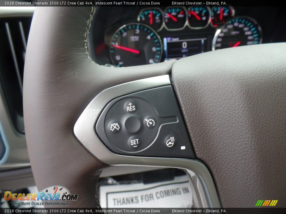 Controls of 2018 Chevrolet Silverado 1500 LTZ Crew Cab 4x4 Photo #25