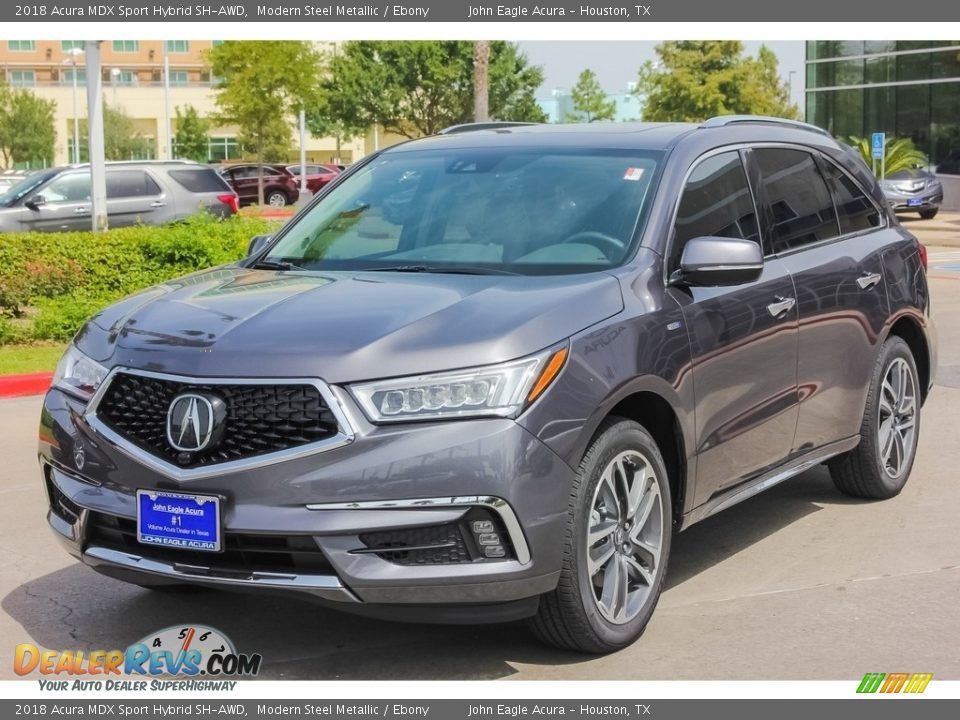 Front 3/4 View of 2018 Acura MDX Sport Hybrid SH-AWD Photo #3