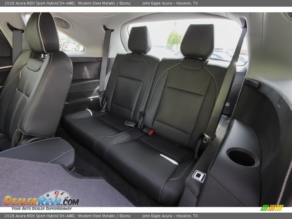 Rear Seat of 2018 Acura MDX Sport Hybrid SH-AWD Photo #21