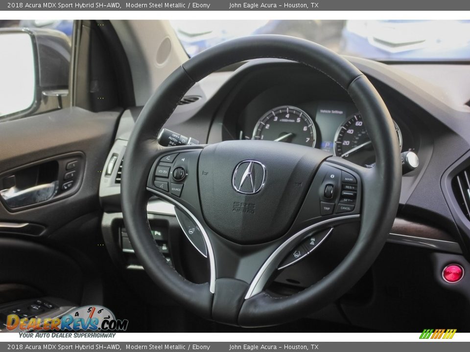 2018 Acura MDX Sport Hybrid SH-AWD Steering Wheel Photo #32