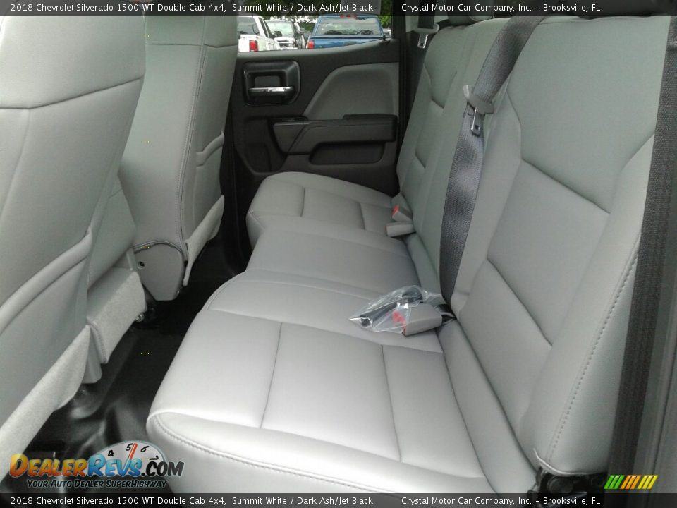2018 Chevrolet Silverado 1500 WT Double Cab 4x4 Summit White / Dark Ash/Jet Black Photo #10