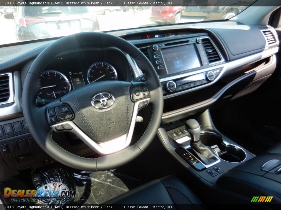 2018 Toyota Highlander XLE AWD Blizzard White Pearl / Black Photo #6