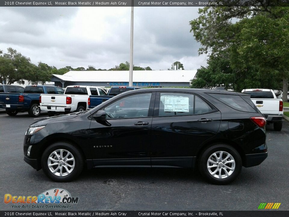 2018 Chevrolet Equinox LS Mosaic Black Metallic / Medium Ash Gray Photo #2