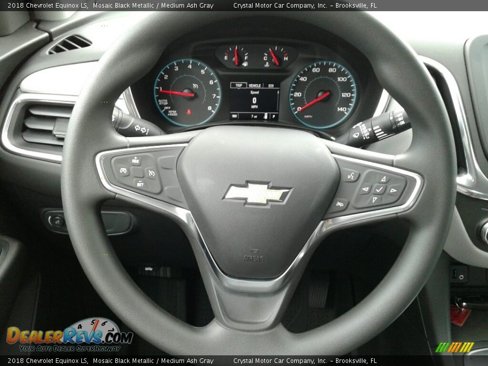 2018 Chevrolet Equinox LS Mosaic Black Metallic / Medium Ash Gray Photo #14