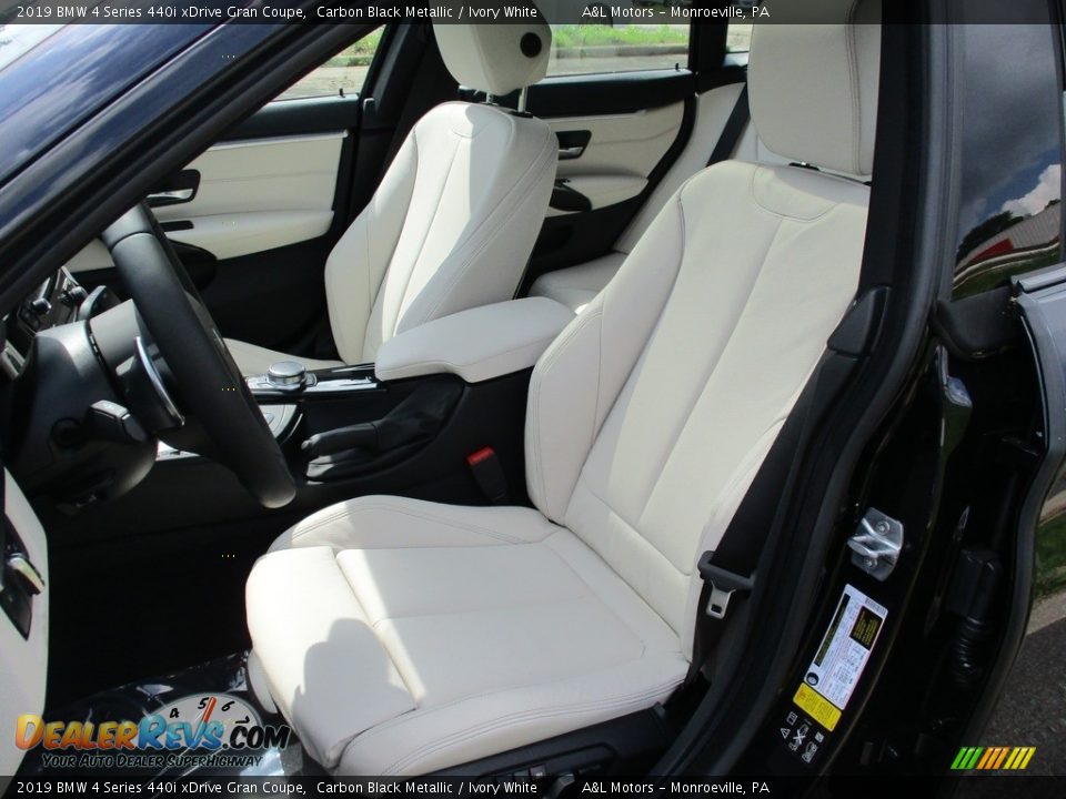 Ivory White Interior - 2019 BMW 4 Series 440i xDrive Gran Coupe Photo #11