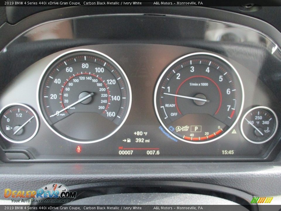 2019 BMW 4 Series 440i xDrive Gran Coupe Gauges Photo #20
