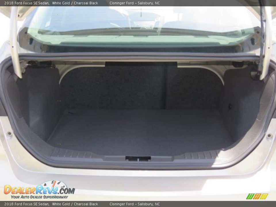 2018 Ford Focus SE Sedan White Gold / Charcoal Black Photo #20