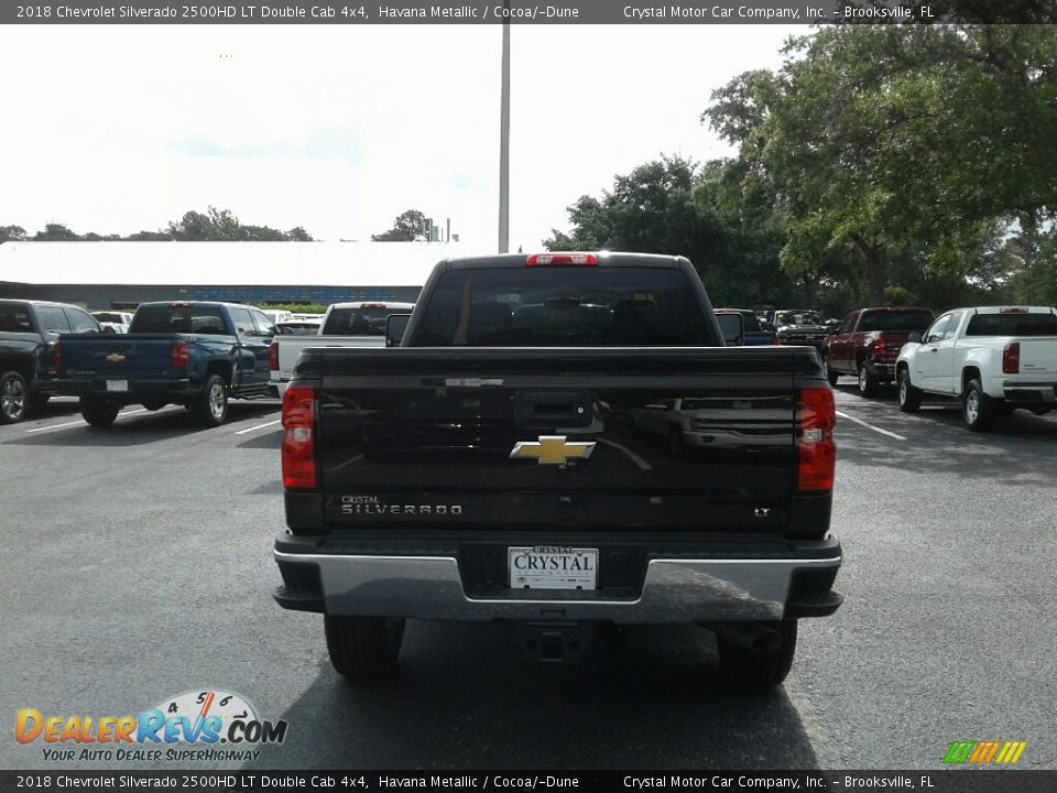 2018 Chevrolet Silverado 2500HD LT Double Cab 4x4 Havana Metallic / Cocoa/­Dune Photo #4