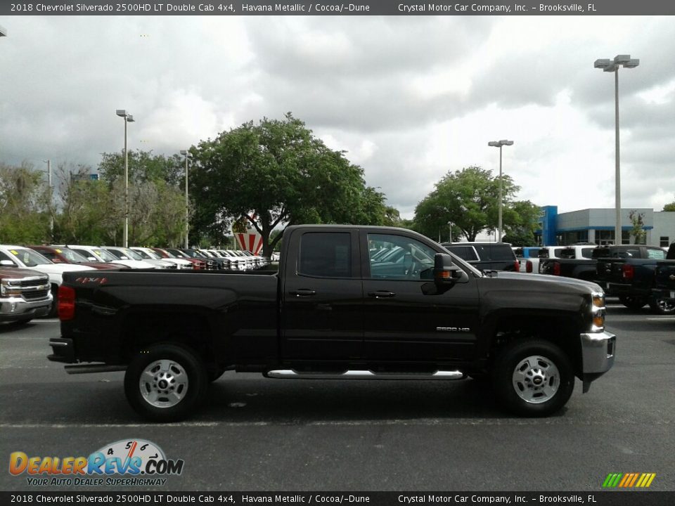 2018 Chevrolet Silverado 2500HD LT Double Cab 4x4 Havana Metallic / Cocoa/­Dune Photo #6
