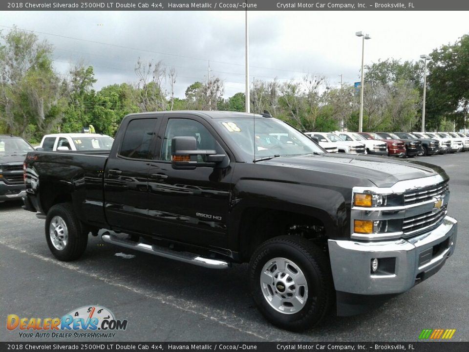 2018 Chevrolet Silverado 2500HD LT Double Cab 4x4 Havana Metallic / Cocoa/­Dune Photo #7