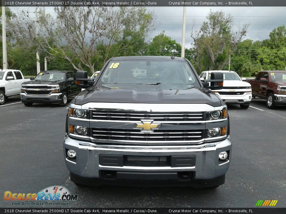 2018 Chevrolet Silverado 2500HD LT Double Cab 4x4 Havana Metallic / Cocoa/­Dune Photo #8