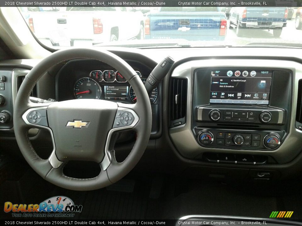 2018 Chevrolet Silverado 2500HD LT Double Cab 4x4 Havana Metallic / Cocoa/­Dune Photo #13