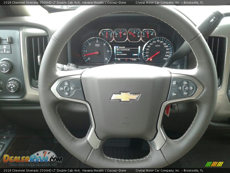 2018 Chevrolet Silverado 2500HD LT Double Cab 4x4 Havana Metallic / Cocoa/­Dune Photo #14