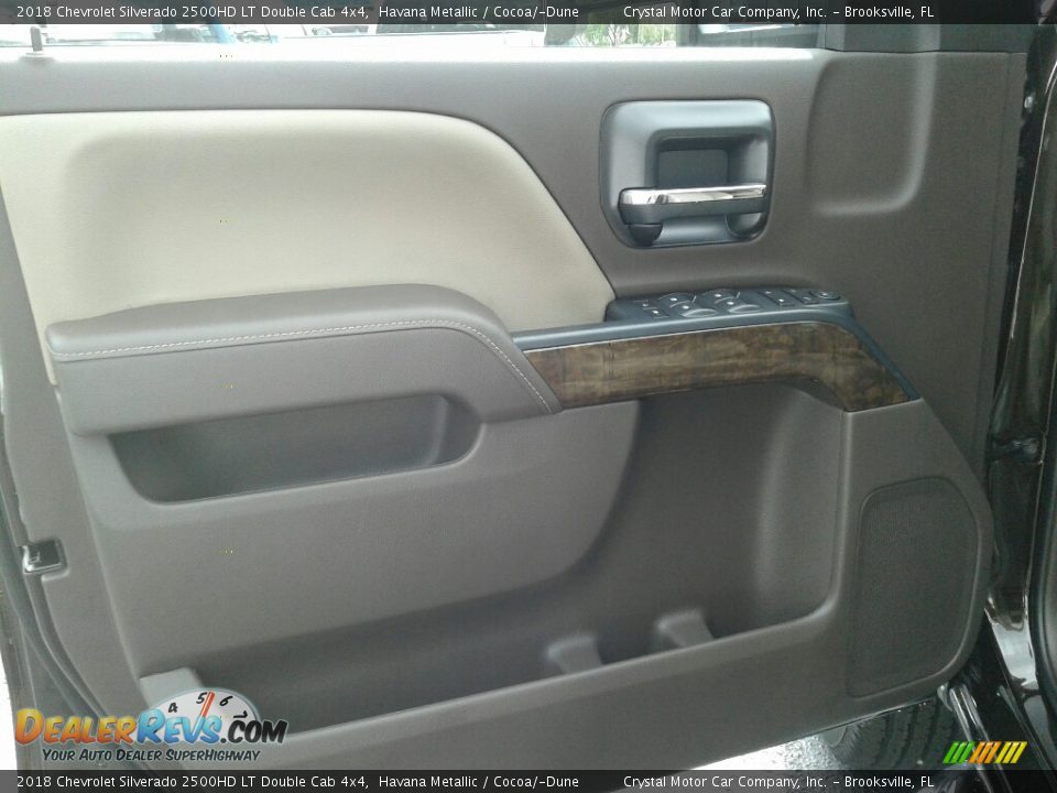 2018 Chevrolet Silverado 2500HD LT Double Cab 4x4 Havana Metallic / Cocoa/­Dune Photo #17