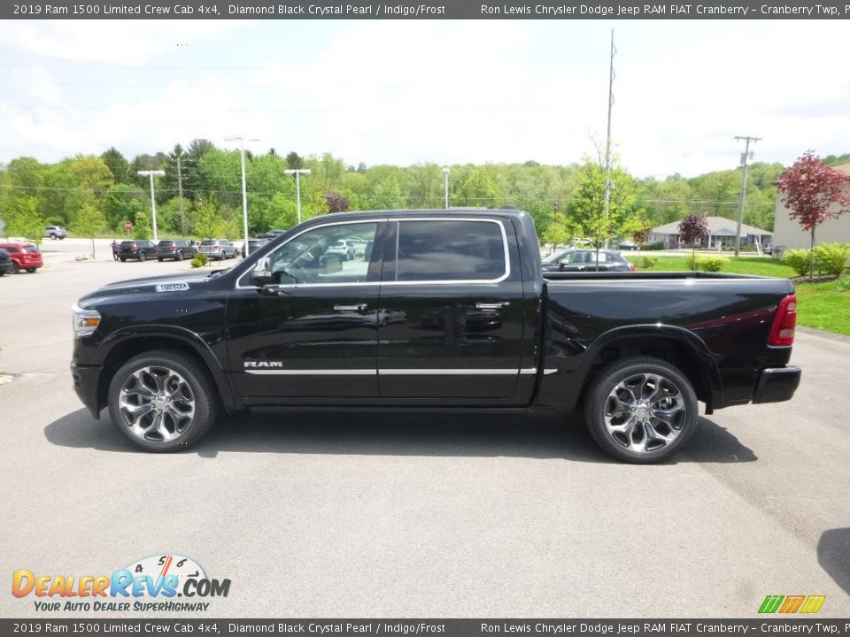 Diamond Black Crystal Pearl 2019 Ram 1500 Limited Crew Cab 4x4 Photo #2