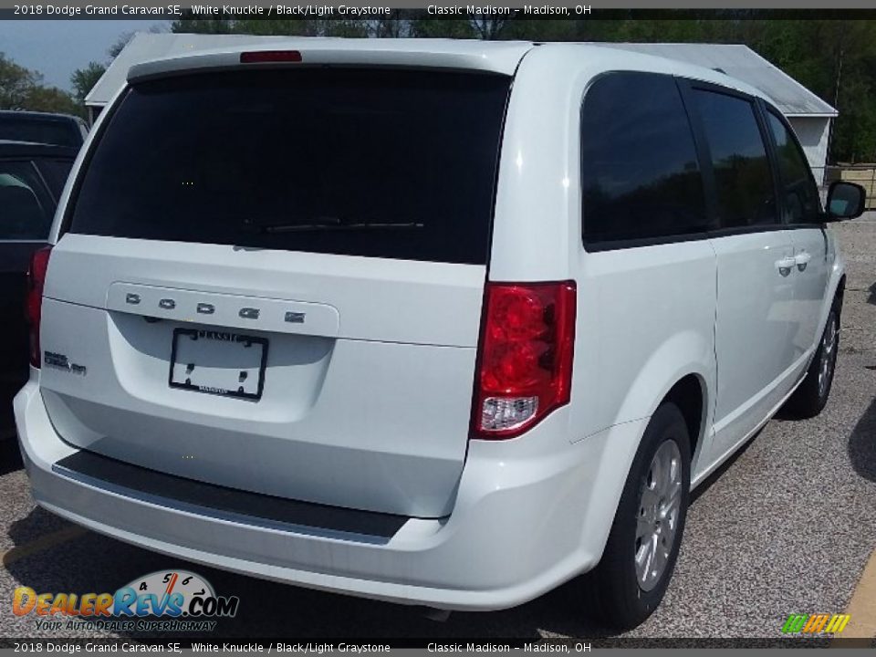 2018 Dodge Grand Caravan SE White Knuckle / Black/Light Graystone Photo #2